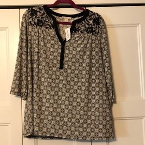 Long sleeve blouse from dress barn NWT